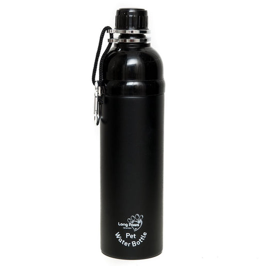 Lick 'n Flow Dog Water Bottle - Black!