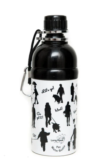 Lick 'n Flow Dog Water Bottle - Walk Together!