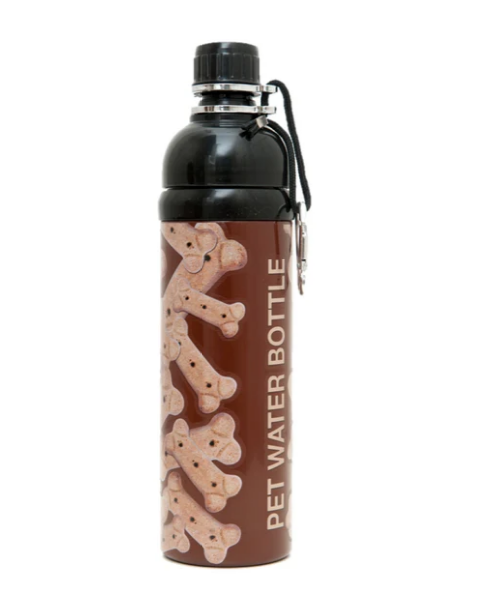 Lick 'n Flow Dog Water Bottle - Bones!